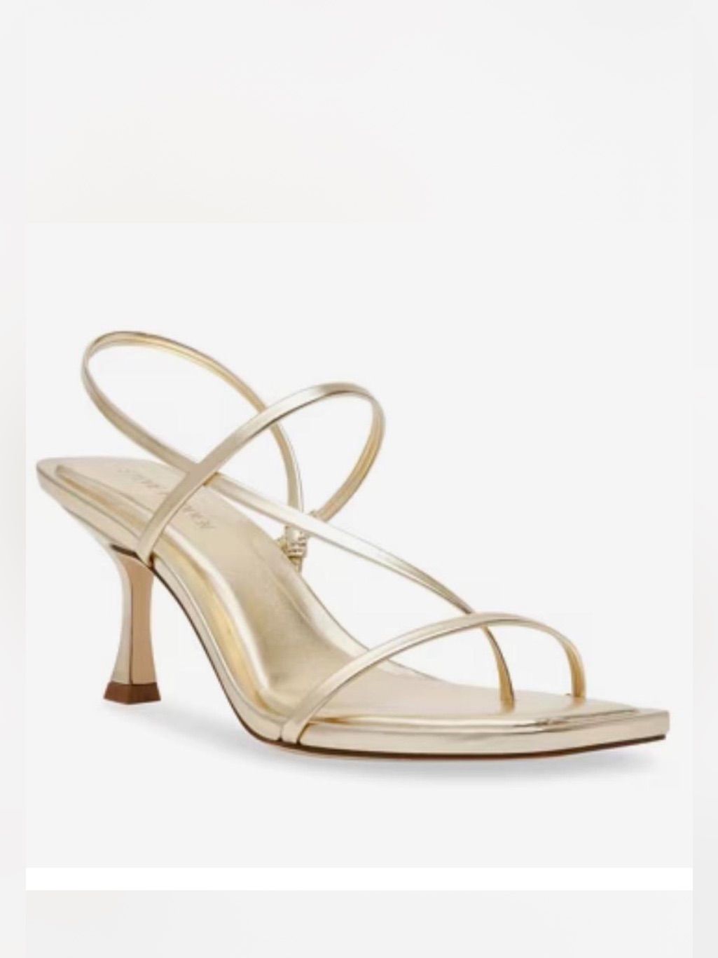 Steve Madden Gold Strappy Slingback Heel